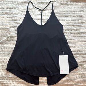 lululemon Black Tank Top- Tie back